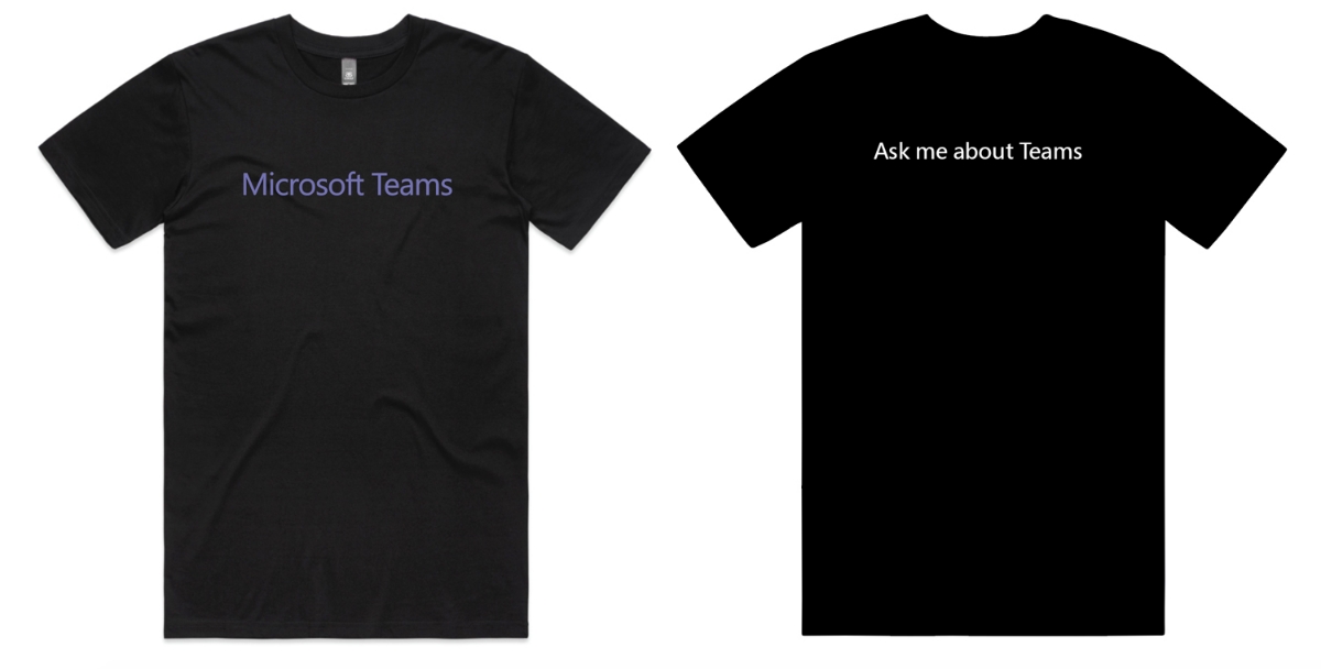 Picture of Microsoft Team Ask Me T-Shirt - Stock