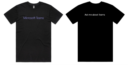 Picture of Microsoft Team Ask Me T-Shirt - Stock